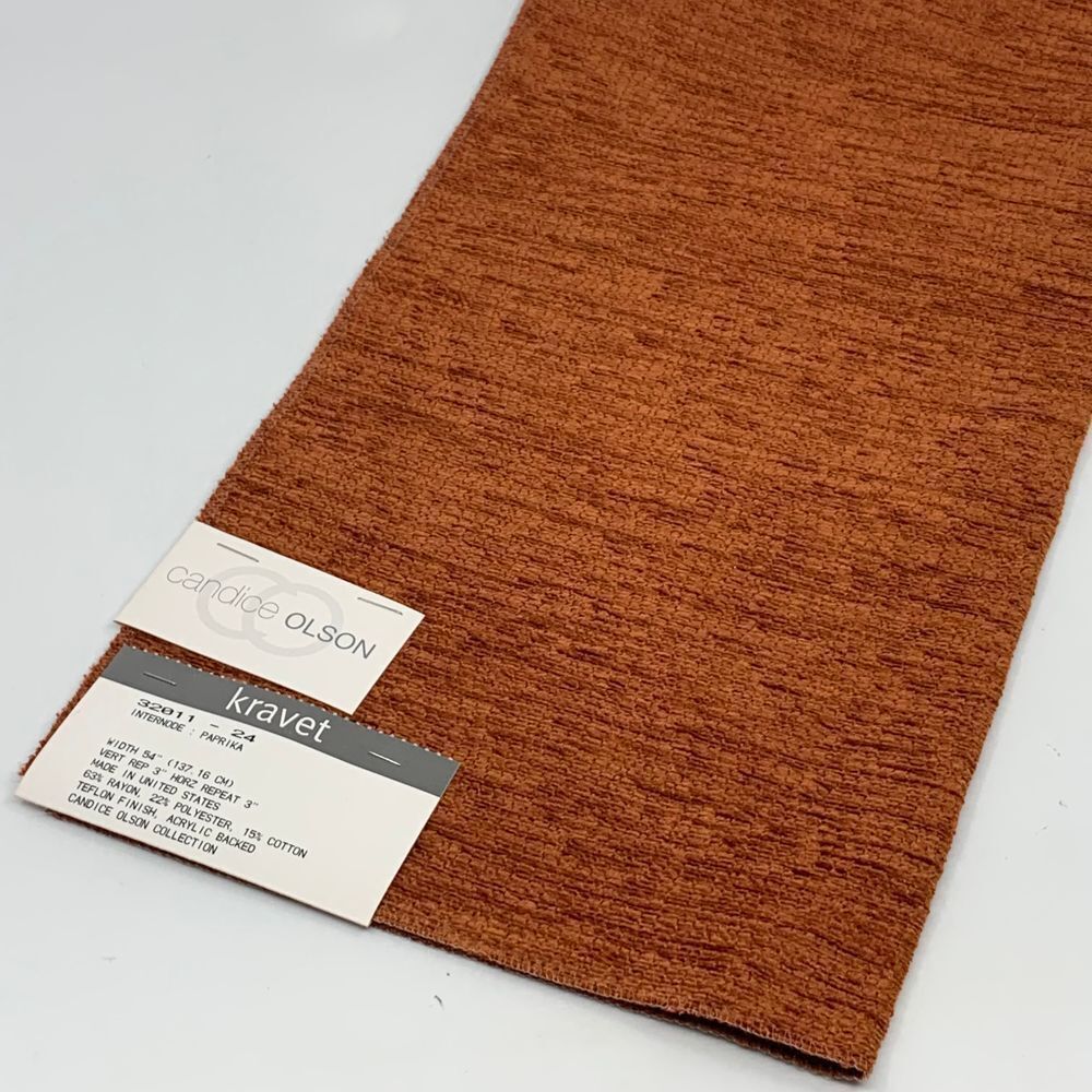 Kravet Candice Olson Paprika Rayon Blend Fabric Sample/Remnant Crafts